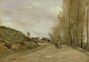 Veien i Gouvieux, ca. 1850-60